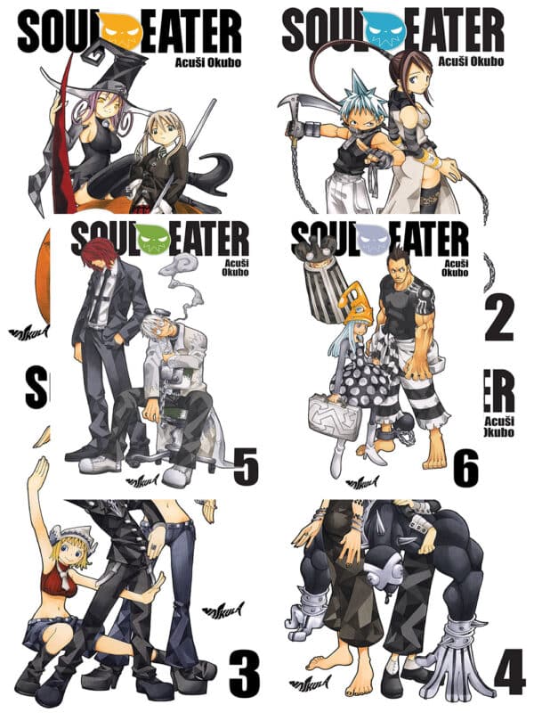 Soul Eater 1-6 komplet